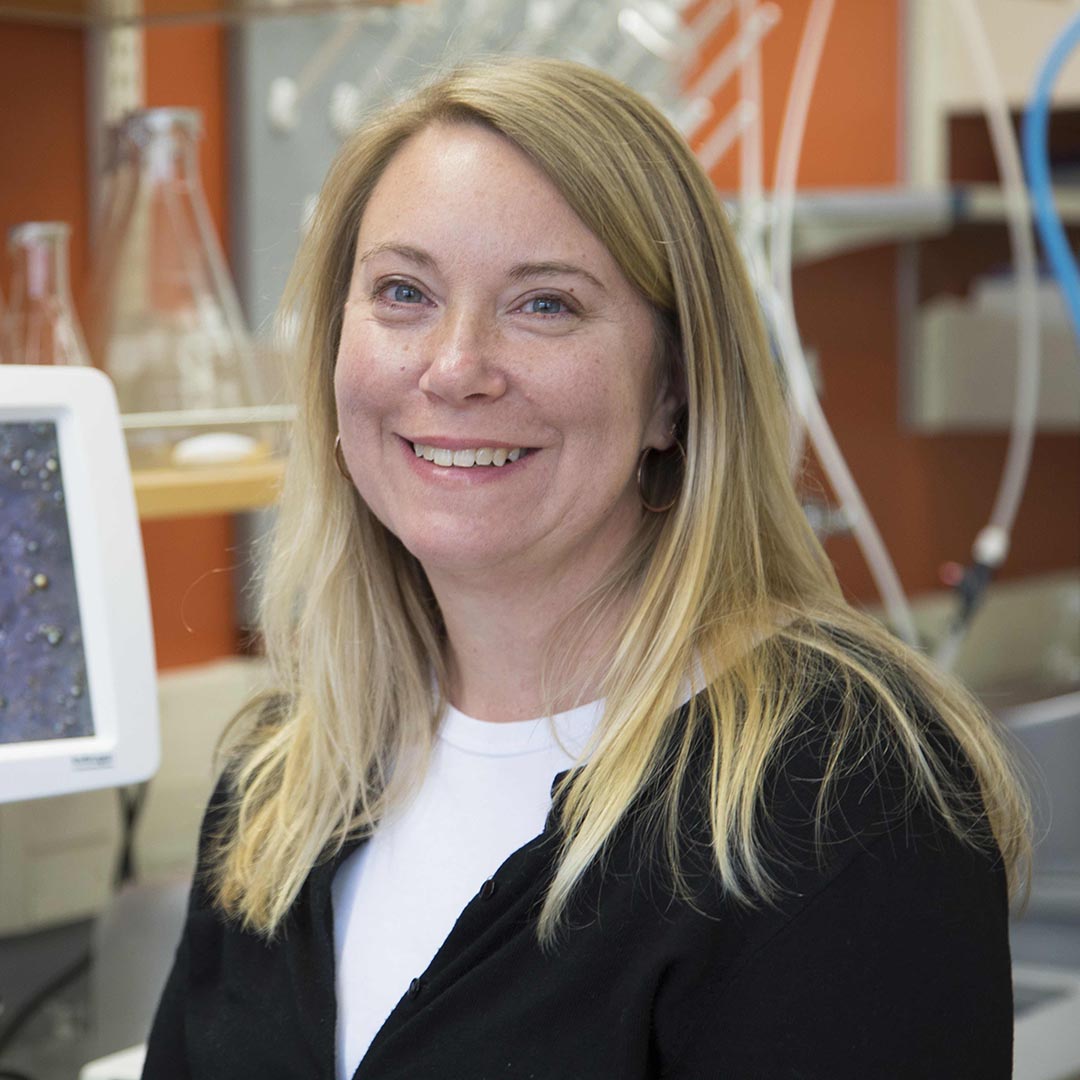 Rebecca Klaper in her lab at the School of Freshwater Sciences