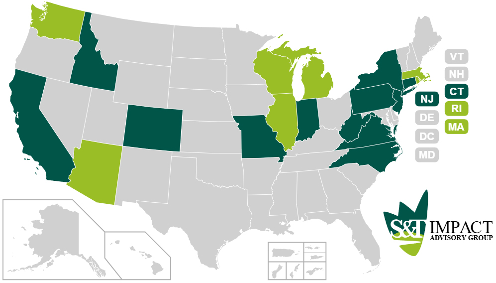 National map of STEM programs created by S&T Impact Advisory Group